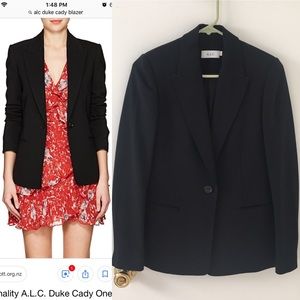 ALC Duke Crepe Blazer Longline